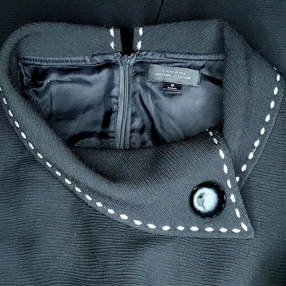 TAHARI Arthur S. Levine Women's Black Dress - Picture 4 of 7